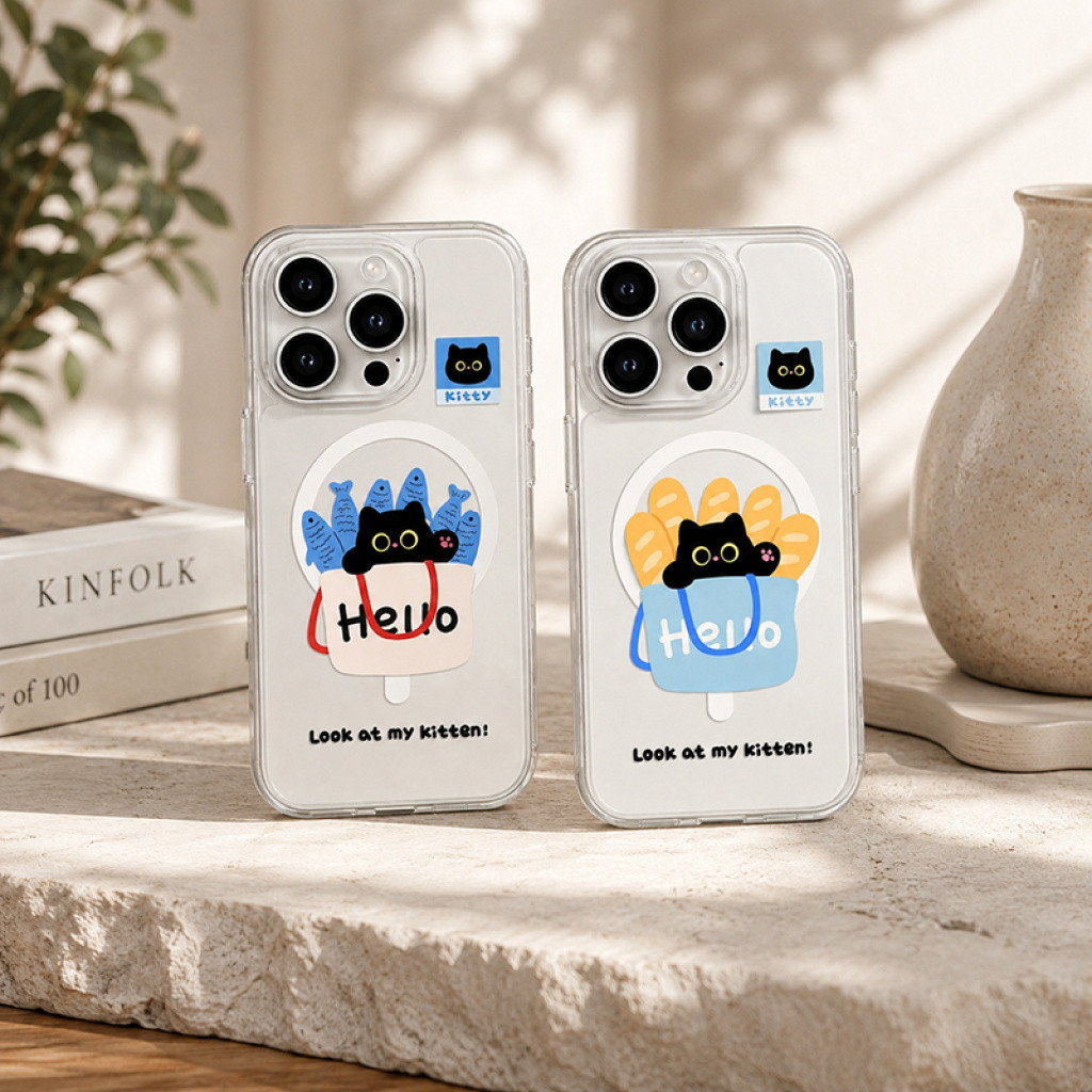 HP น่ารัก Hello Cat เคสโทรศัพท์โปร่งใสสําหรับ TECNO SPARK GO 3 - SPARK GO 2 - SPARK GO 1TECNO SPARK 