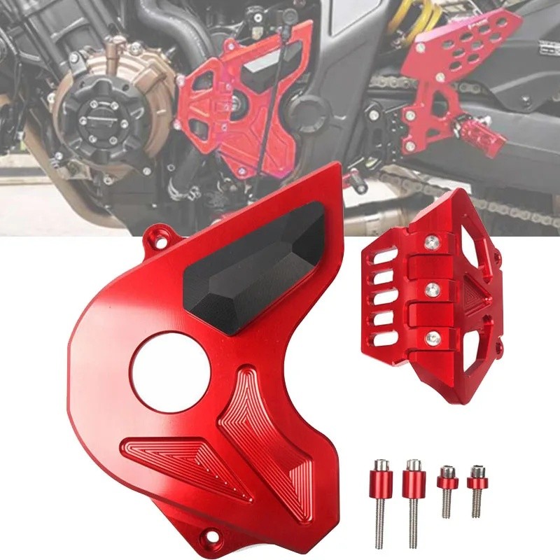 รถจักรยานยนต์สเตอร์หน้าโซ่ยามปกเกียร์ป้องกันสําหรับ CBR650F CB650F CB CBR 650F CB650R CBR650R CB 650