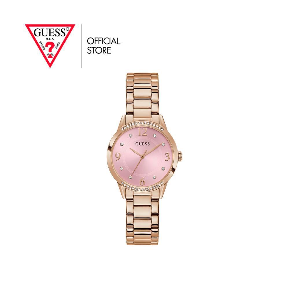 GUESS นาฬิกาข้อมือผู้หญิง รุ่น ANGELINA U1478L4M สีโรสโกลด์
