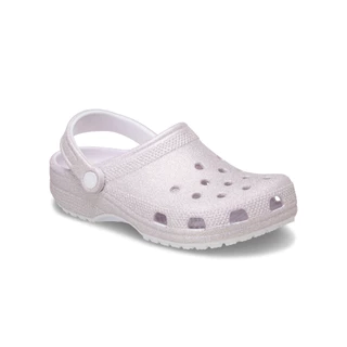 CROCS รองเท้าลำลองผู้ใหญ่ CLASSIC GLITTER CLOG รุ่น 205942-5DK - GRAPE ICE
