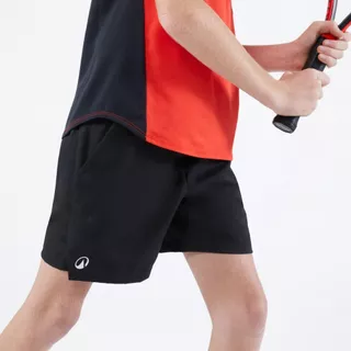 Decathlon Kids' Tennis Shorts Tsh กางเกงขาสั้นเด็กใส่เล่นเทนนิสรุ่น Tsh - Black