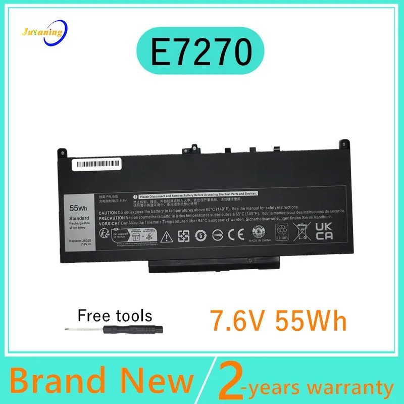 MC34Y 0MC34Y R1V85 แบตเตอรี่แล็ปท็อปสําหรับ DELL Latitude E7270 E7470 Series J60J5 242WD 1W2Y2 GG4FM