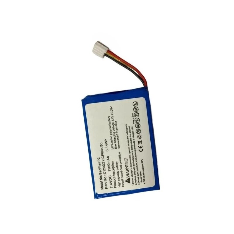 สําหรับ B&O Beoplay P2 7.4V 1100mAh C129D2 แบตเตอรี่เสียงบลูทูธ