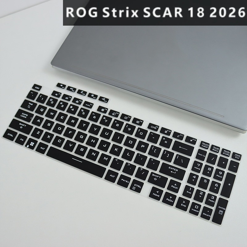สําหรับ Asus ROG Strix SCAR 18 G835 G835LR G835LW G835LX 2025 ซิลิโคนแล็ปท็อปแป้นพิมพ์ผิวป้องกันฟิล์