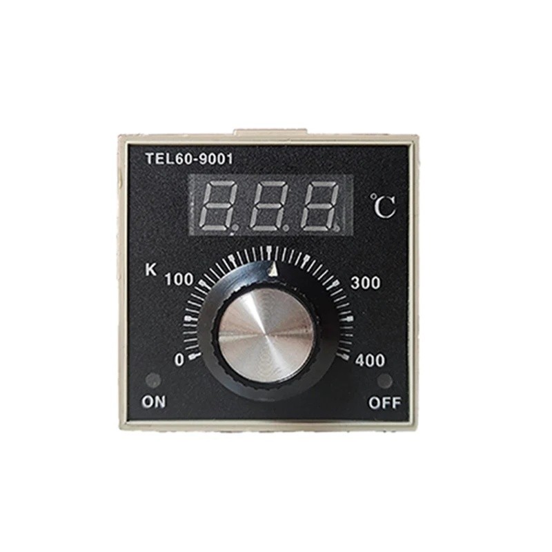 1 ชิ้นใหม่ TEL60-9001 220V 380V 0-400 ℃ เครื่องมือควบคุมอุณหภูมิเทอร์โมอิเล็กทรอนิกส์สําหรับเตาอบไฟฟ