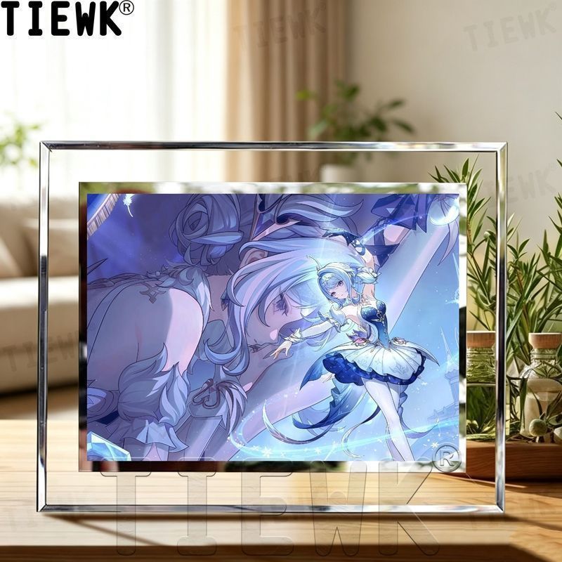Genshin Impact/Odette/Genshin Impact Same Style สินค้าคริสตัลโปร่งใสกรอบรูปเครื่องประดับ/Ttre