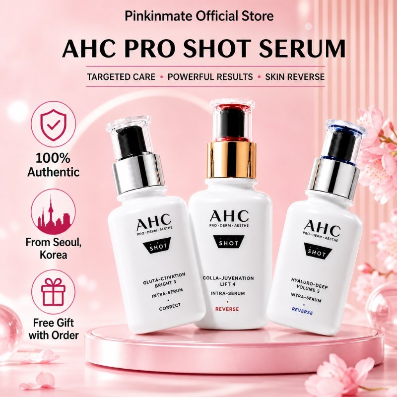AHC 3-In-1 Premium Serum Bundle No.3 No.4 No.5 30ml Hydrating Brightening Anti-Wrinkle ผลิตภัณฑ์เกาห