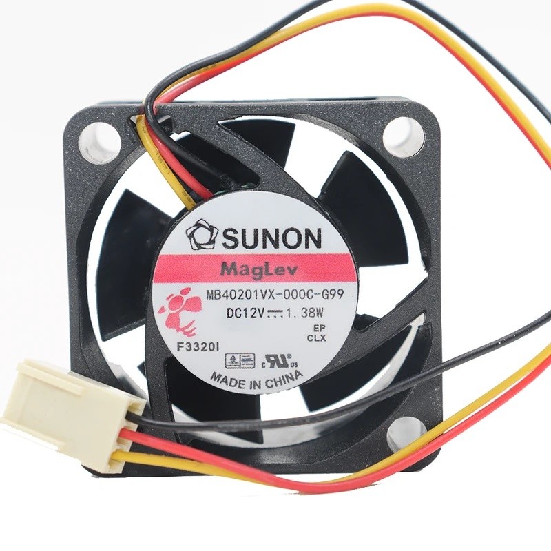 SUNON Original MB40201VX-000C-G99 4020 12V 1.38W 4 ซม.พัดลมสําหรับฮาร์ดแวร์คอมพิวเตอร์ระบบทําความเย็
