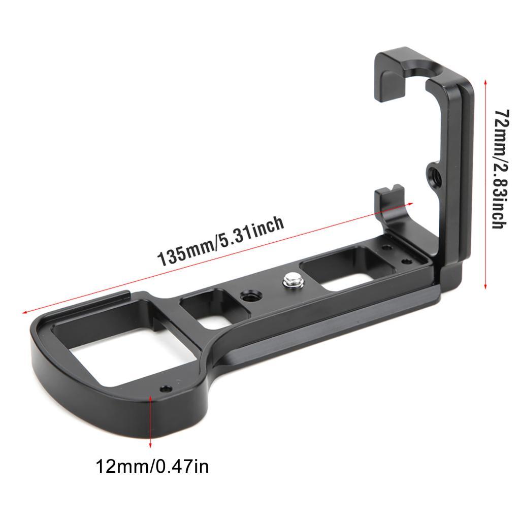 A6500 B ประเภทอลูมิเนียมอัลลอยด์รูปตัว L QUICK RELEASE PLATE Hand Grip Bracket สำหรับ ILCE‑6500 กล้อ