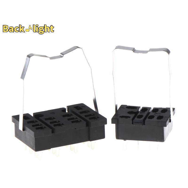 [Backlight] PY14-02 Multi-Pin Relay Base สําหรับบัดกรีและติดตั้งได้ง่ายในการตั้งค่าไฟฟ้าขั้นสูง [ใหม