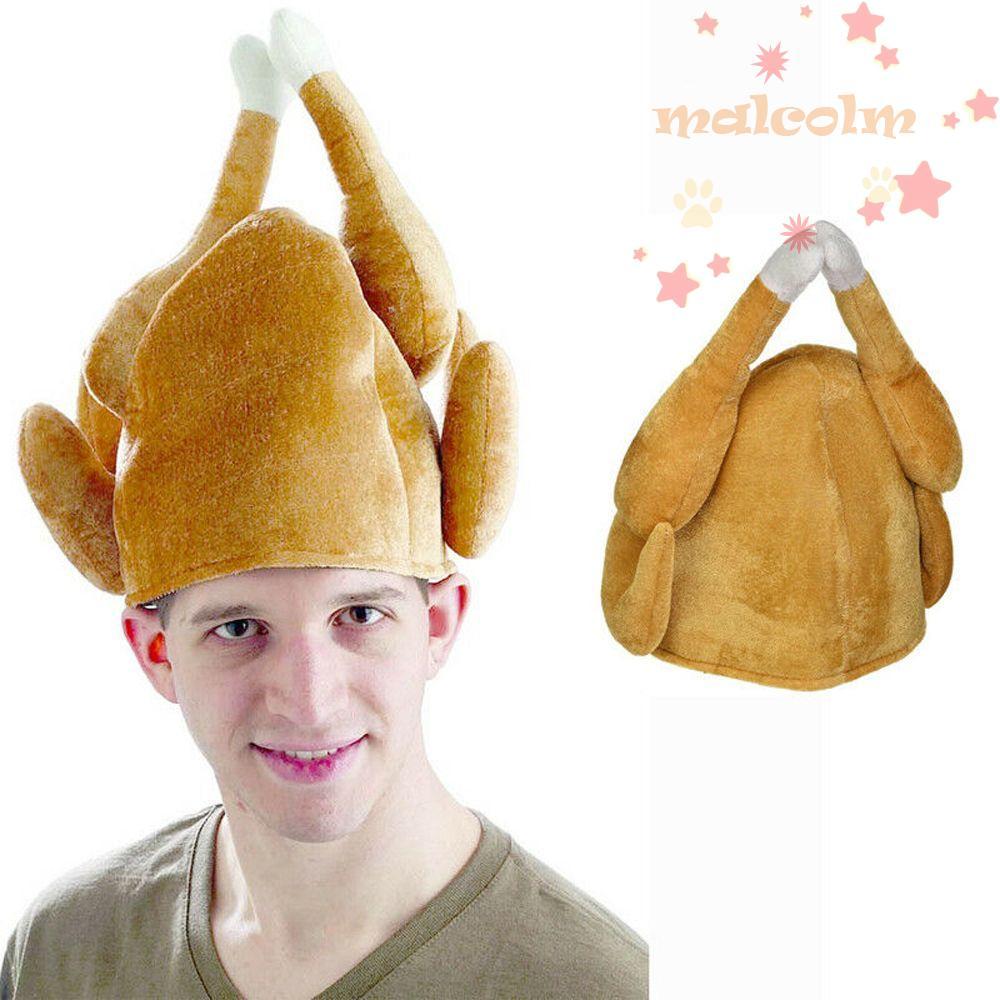 MALCOLM Festival Costume Soft Funny Roasted Caps