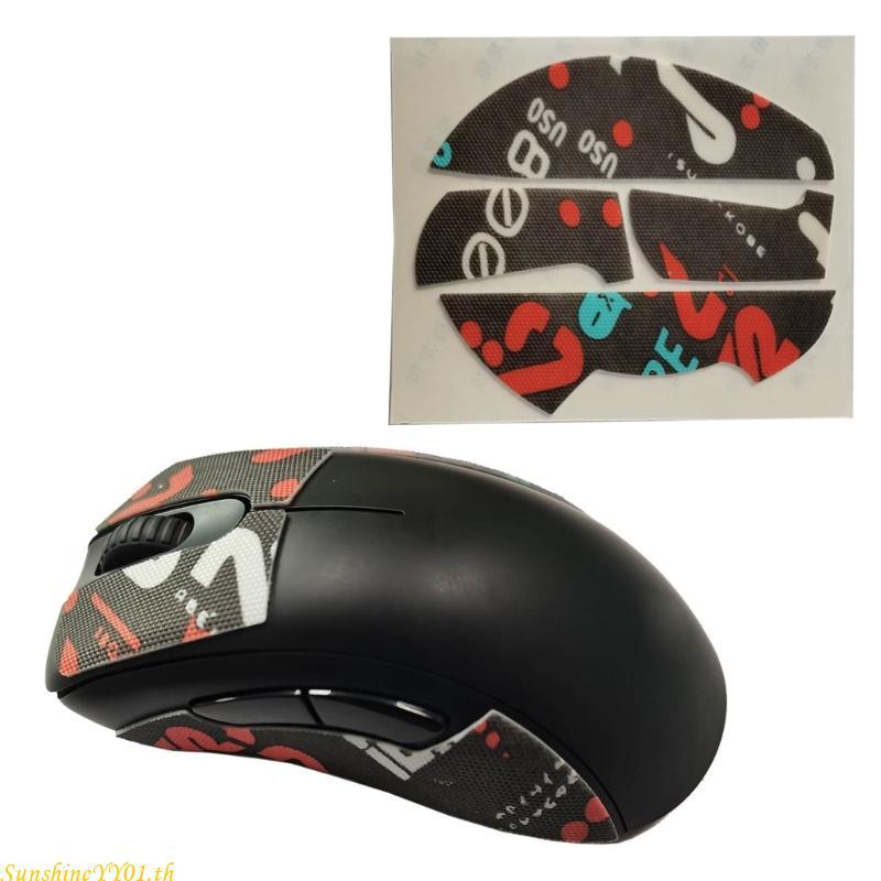 SUN สําหรับ ZOWIE EC2-CW Mouse Skates เทปกันลื่นยืดหยุ่นกลั่นด้านข้าง Grips