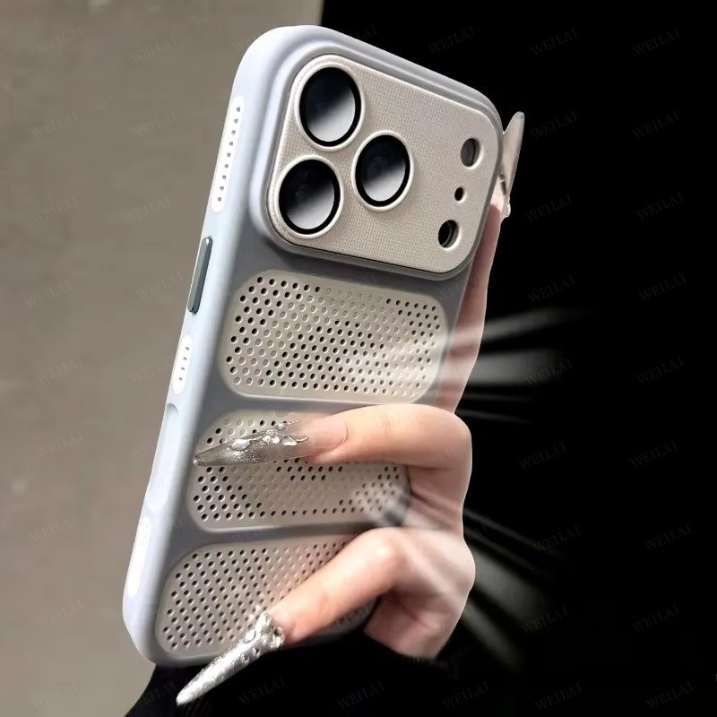 Matte Magnetic Case ใช้งานร่วมกับ IPhone 17 Air 13 12 14 15 16 Pro Max Plus กันกระแทก Magsafe Original กล้องฝาครอบป้องกัน Hard Case พร้อมเลนส์กล้อง