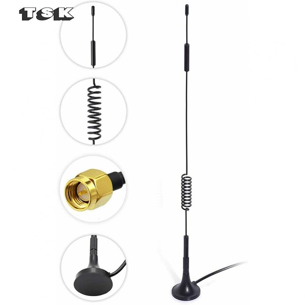 เสาอากาศ+อะแดปเตอร์ 5.8dBi 6dBi W/ 3 เมตร 10 ฟุต 868MHz 915MHz LoRa ตัวผู้