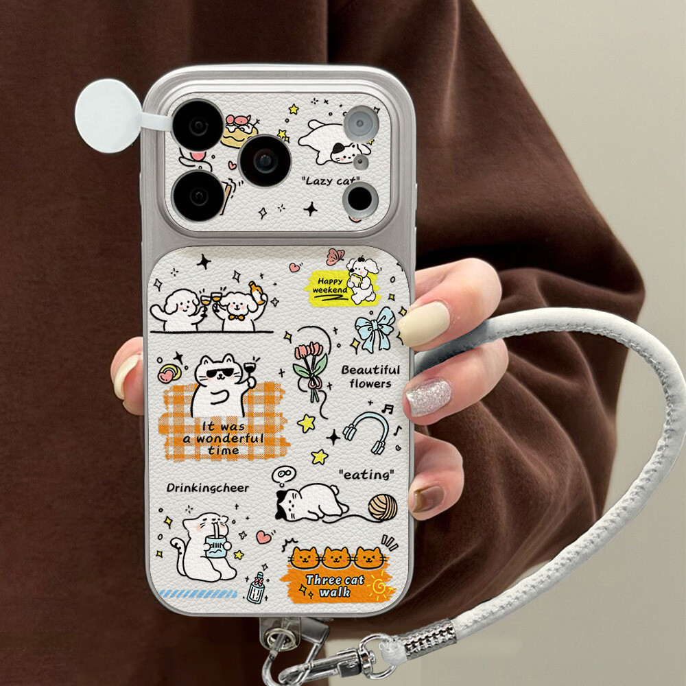 หรูหรา เคส for iphone 13 17 11 15 18 Promax เคสไอโฟน 16 pro max เคสไอโฟน15 12 14 วัสดุ TPU นุ่ม สัตว์การ์ตูน เคสโทรศัพท์
