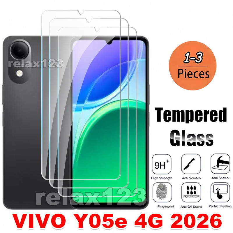 สําหรับVivo Y05e 4G 3PCSกระจกนิรภัยสําหรับVivo Y05 Y05e Y05s VIVO Y 05 E Y05E VivoY05e 4G 5G 2026 Cl