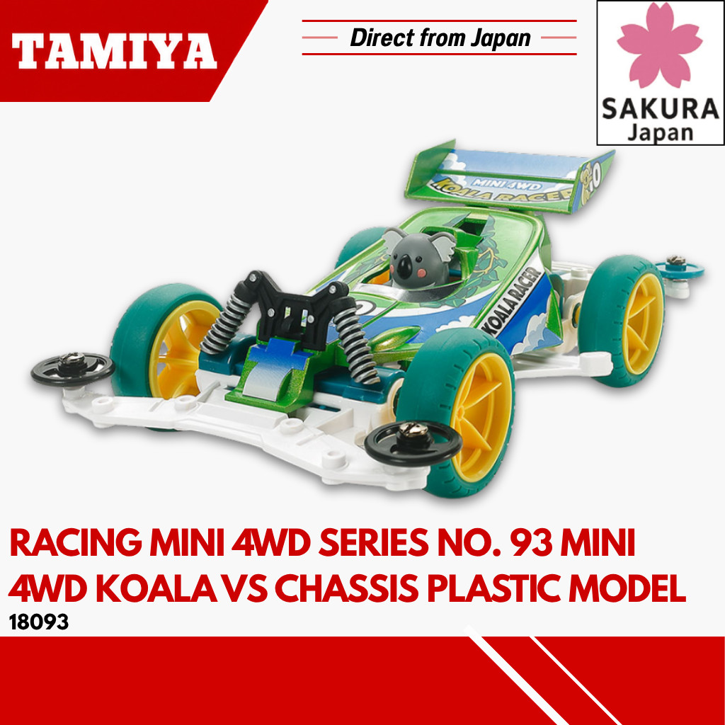 Tamiya Racing Mini 4WD Series No. 93 Mini 4WD Koala VS Chassis Plastic Model 18093