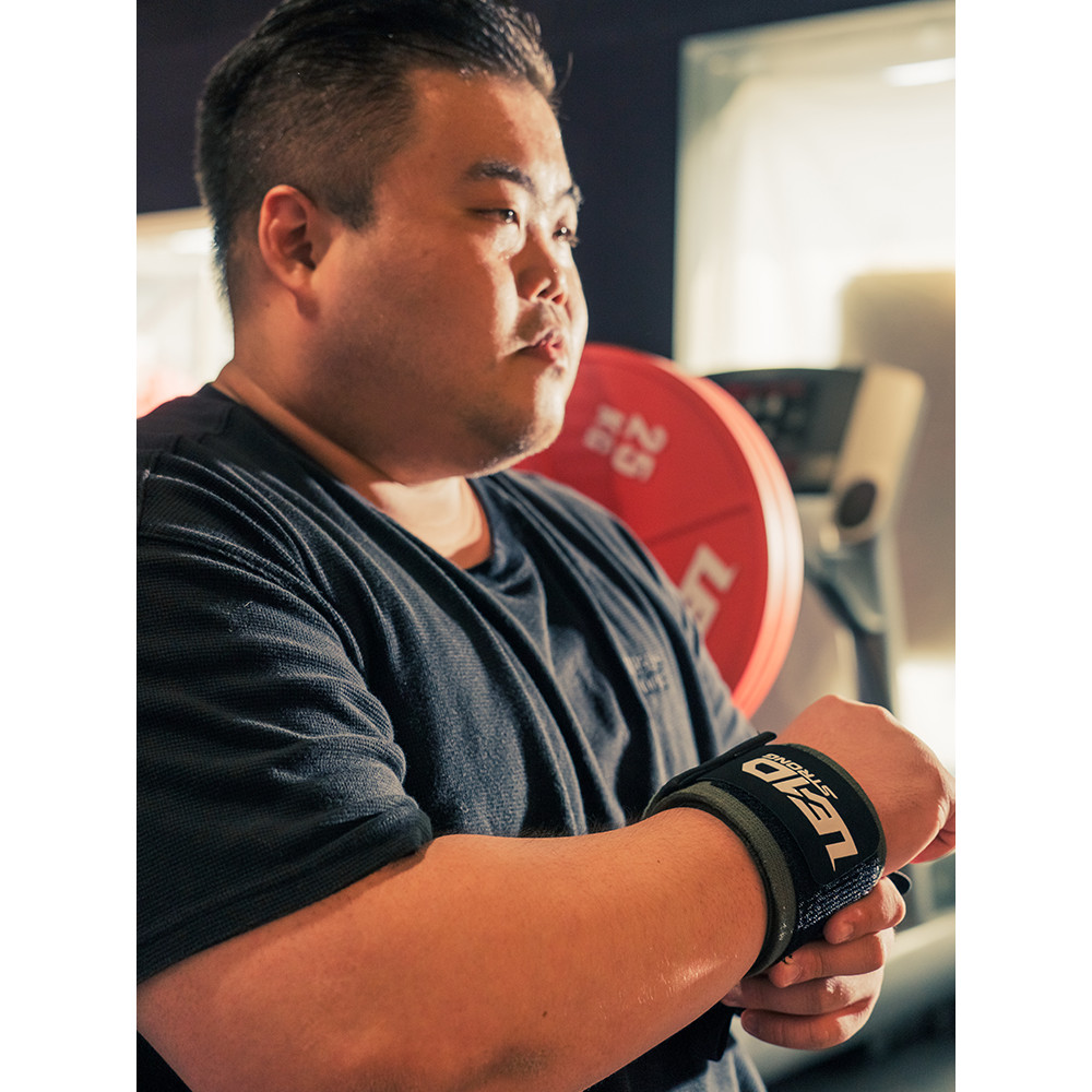 สายรัดข้อมือการยกความแข็งแรง Fitness Bench Press Squat Competition Dedicated Lide Sports Three Major