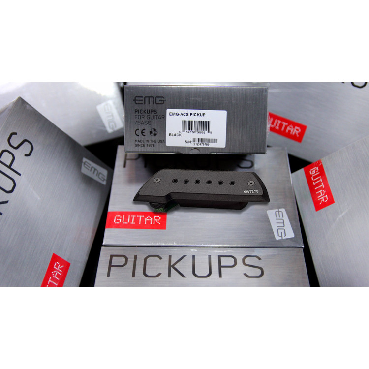 สินค้าอเมริกัน EMG ACS กีต้าร์โปร่ง Xylophone กีตาร์ Sound Hole Active Preamp Pickup