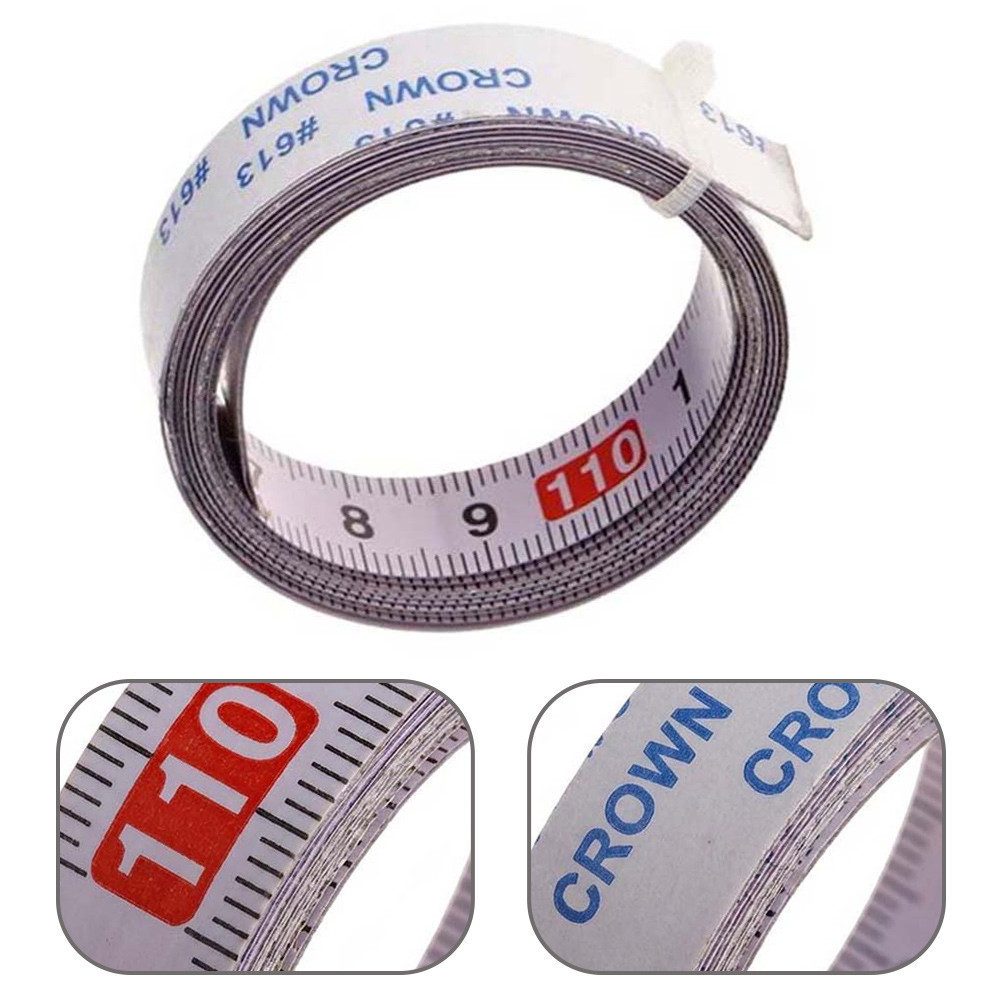 ⭐พร้อมส่ง ⭐เทปวัดสเกล มีกาวในตัว 1-5 เมตร สําหรับงานไม้