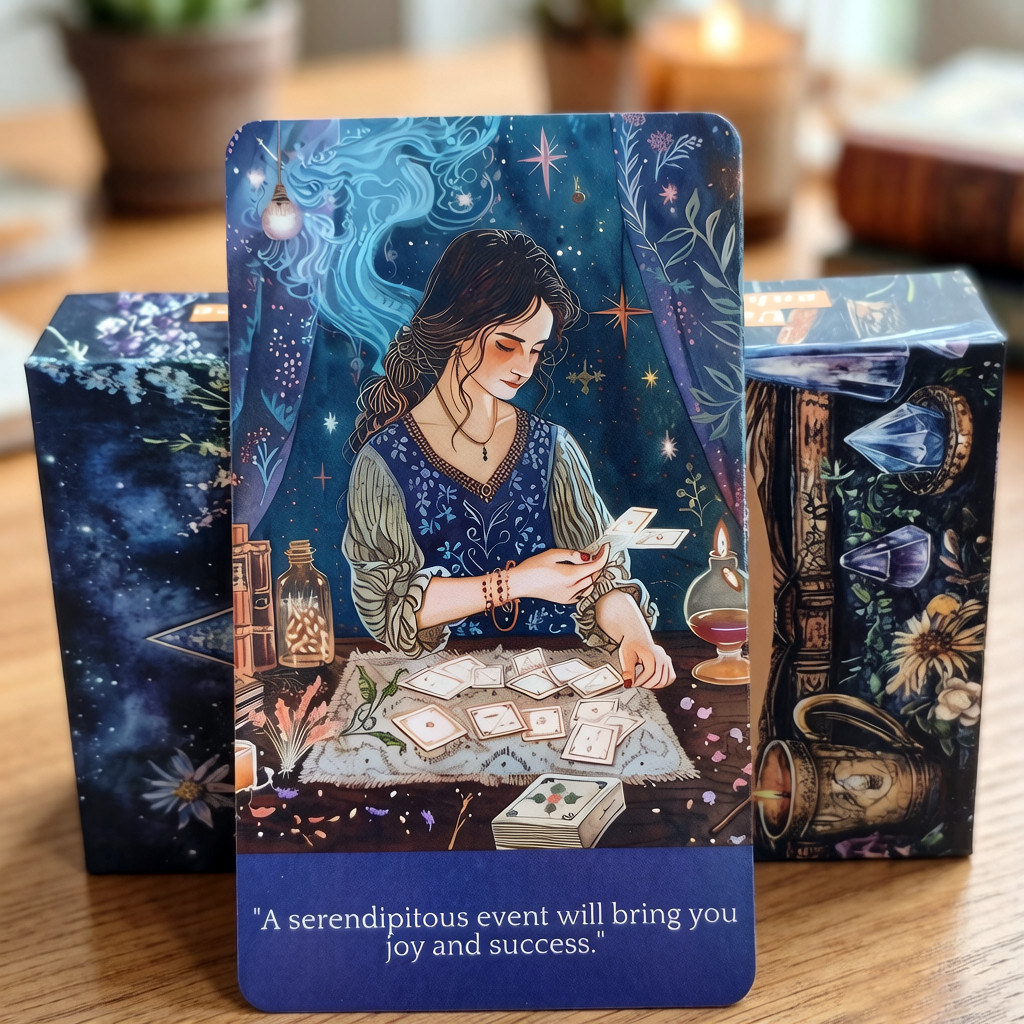 2026 สินค้าใหม่ Mystery Prediction Oracle Card Healing Mind 12x7 Heaven และ Earth Cover เริ่มต้น Int