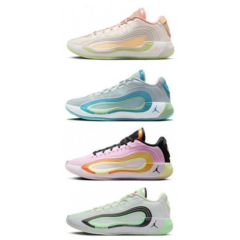 Dongqiqiqi 4th Generation LUKA 4 Chewing Gum รองเท้าบาสเก็ตบอลทนต่อการสึกหรอ Anti-Slip Breathable Sh
