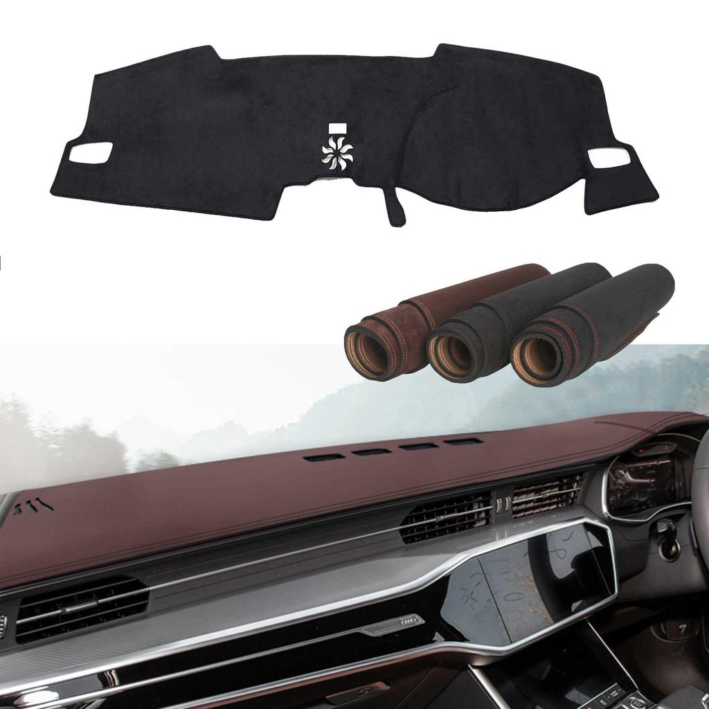 พรมปูหน้าปัด หนังกลับ ตรงรุ่น กันแดด กันลื่น สำหรับ Honda Civic เจน 11 (FL1/FL4) | Suede Dashboard M
