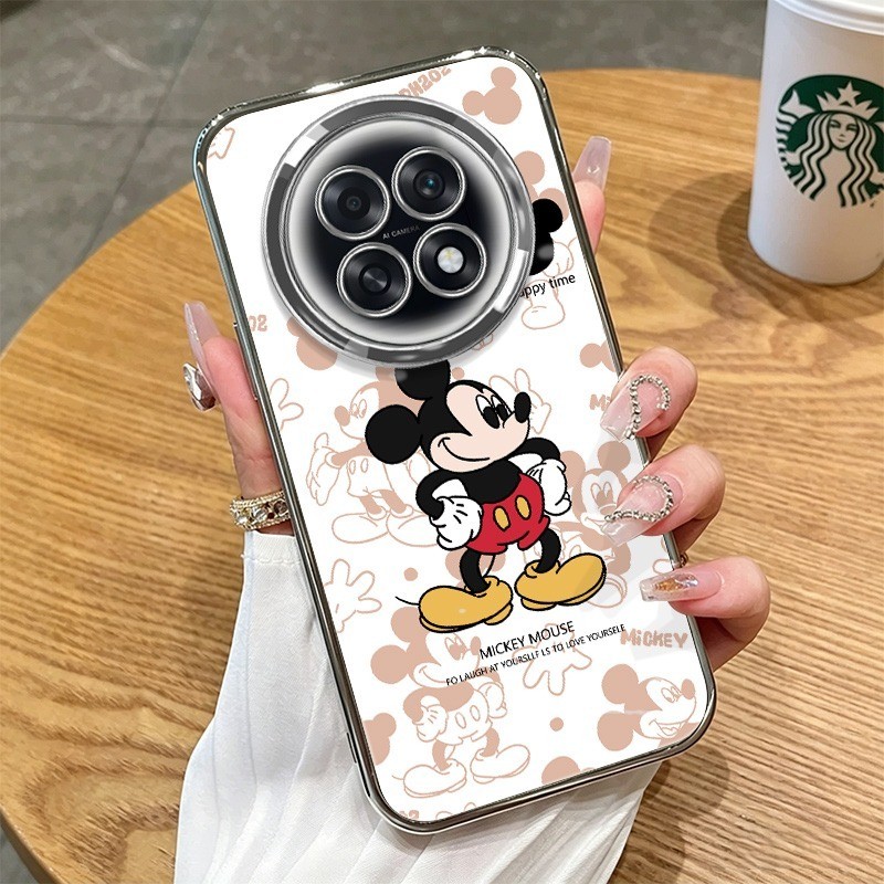 Imura สําหรับ OPPO F31 Pro Epic Mickey การ์ตูนกรณีรอบ 4 มุม Anti-Fall ฝาครอบกันชนเคสโทรศัพท์