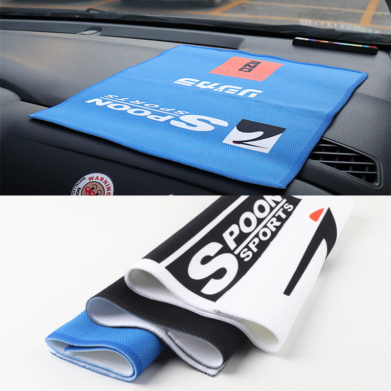 SPOON SPORTS ไม่จํากัด MUGEN ดัดแปลง JDM ภายในรถผ้าเช็ดตัวอารมณ์ Fit gk5FD2