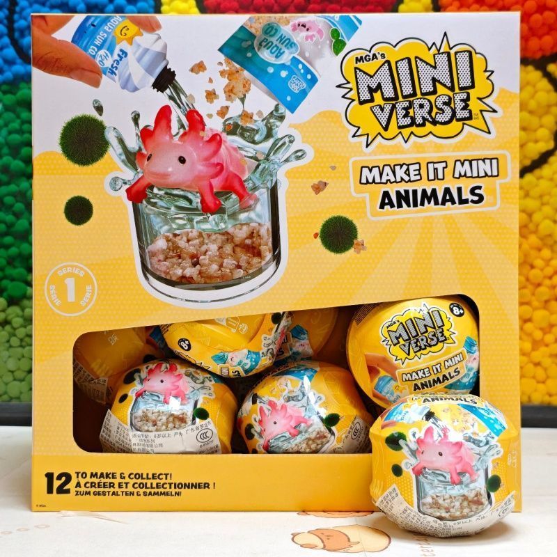 พร้อมสต็อก miniverse Mini Animal Ball Mini Pet Ball Mystery Box Small Animal House Salamander Parrot