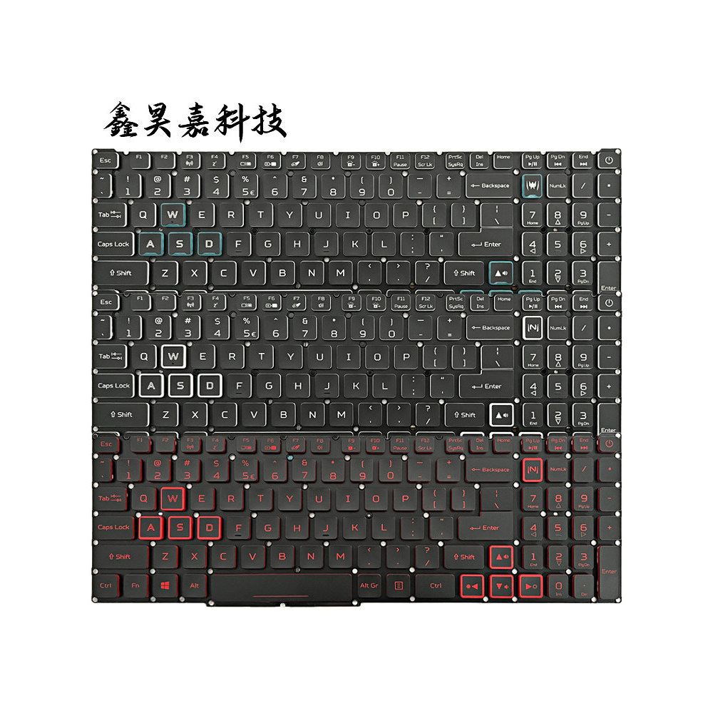 เหมาะสําหรับ Acer Acer Nitro 5 AN515-54 AN515 55 56 57 58 คีย์บอร์ดโน้ตบุ๊ก