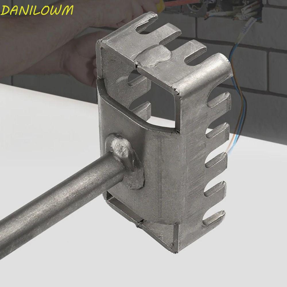 DANILOWM เครื่องตัดรูสี่เหลี่ยม, Punch Square-handle 4 Pits Square Socket Puncher, Creative Quick Cu