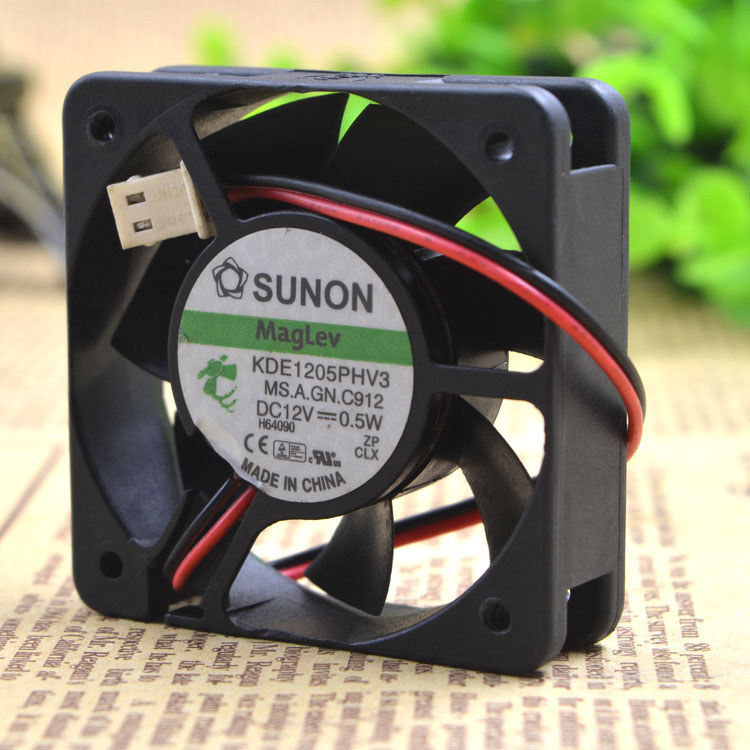 Jianzhun SUNON/5015 5 ซม.5 ซม.แม่เหล็กลอยพัดลมเงียบ 0.5W KDE1205PHV3