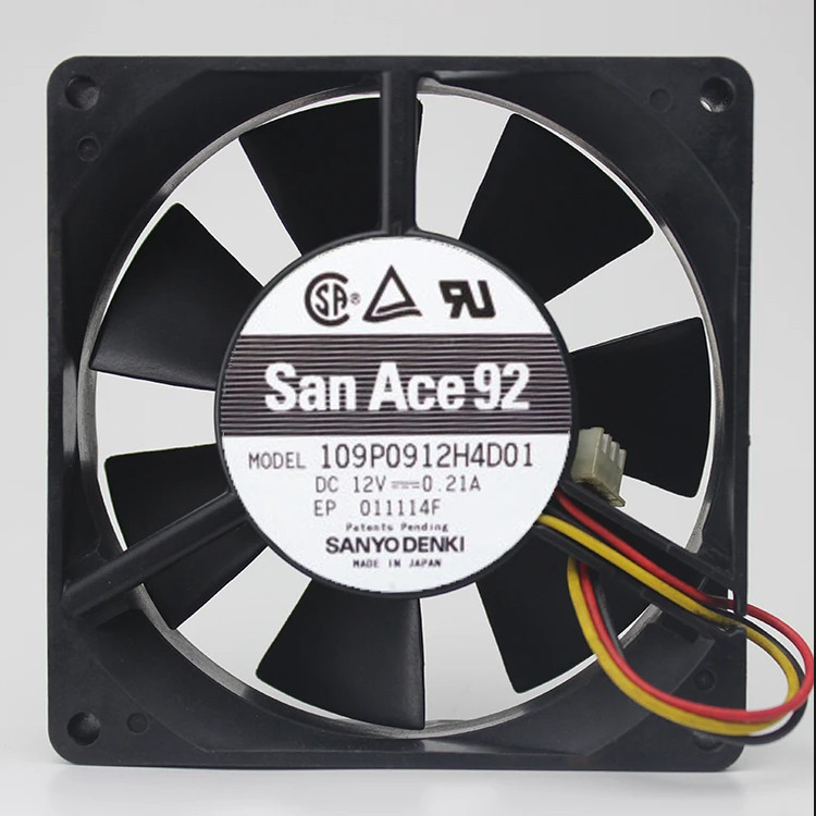 Sanyo 109P0912H4D01 9025 12V 0.21 A/0.45A พัดลมระบายความร้อน