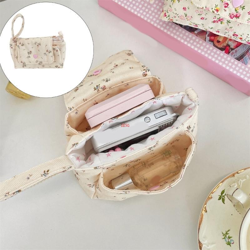 Seng Aesthetic Cosmetic Bag Travel Makeup Bag Small Makeup Pouch Cosmetic Bag