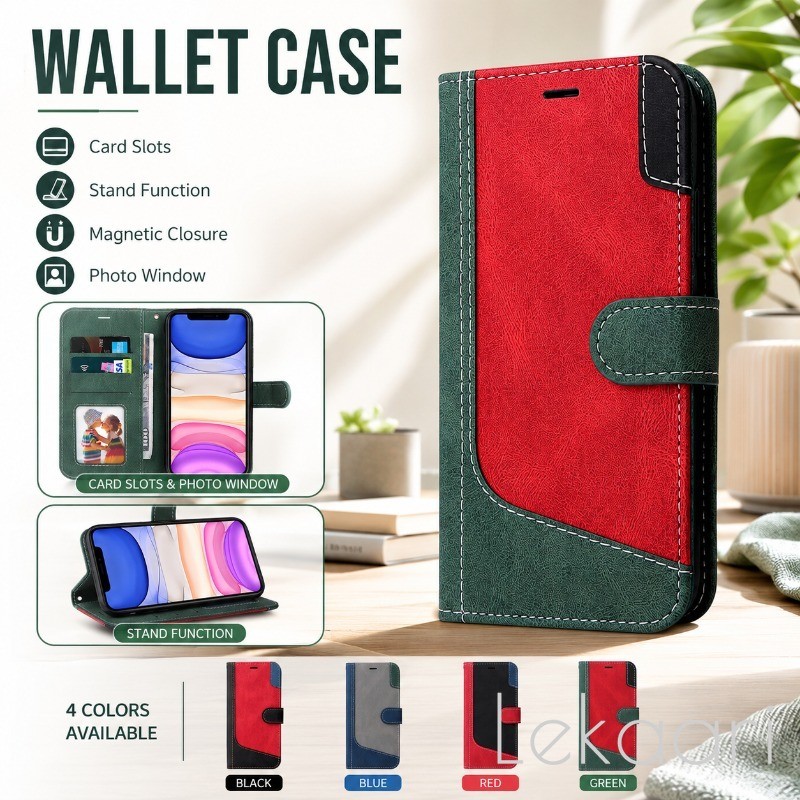 Colorblock Flip Case สําหรับ Vivo Y31D Y21 Y05 Y11D Y11 Y31 Y21D Y400 Pro Y29 Y300T Y04 Y19 Y29S Y37