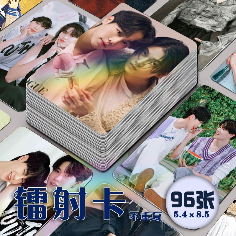 YinWar Taixing Laser Photocard 96 ชิ้นชุด Liu Wowo Huang Lixian Merchandise นิตยสาร lomo Card Self-P