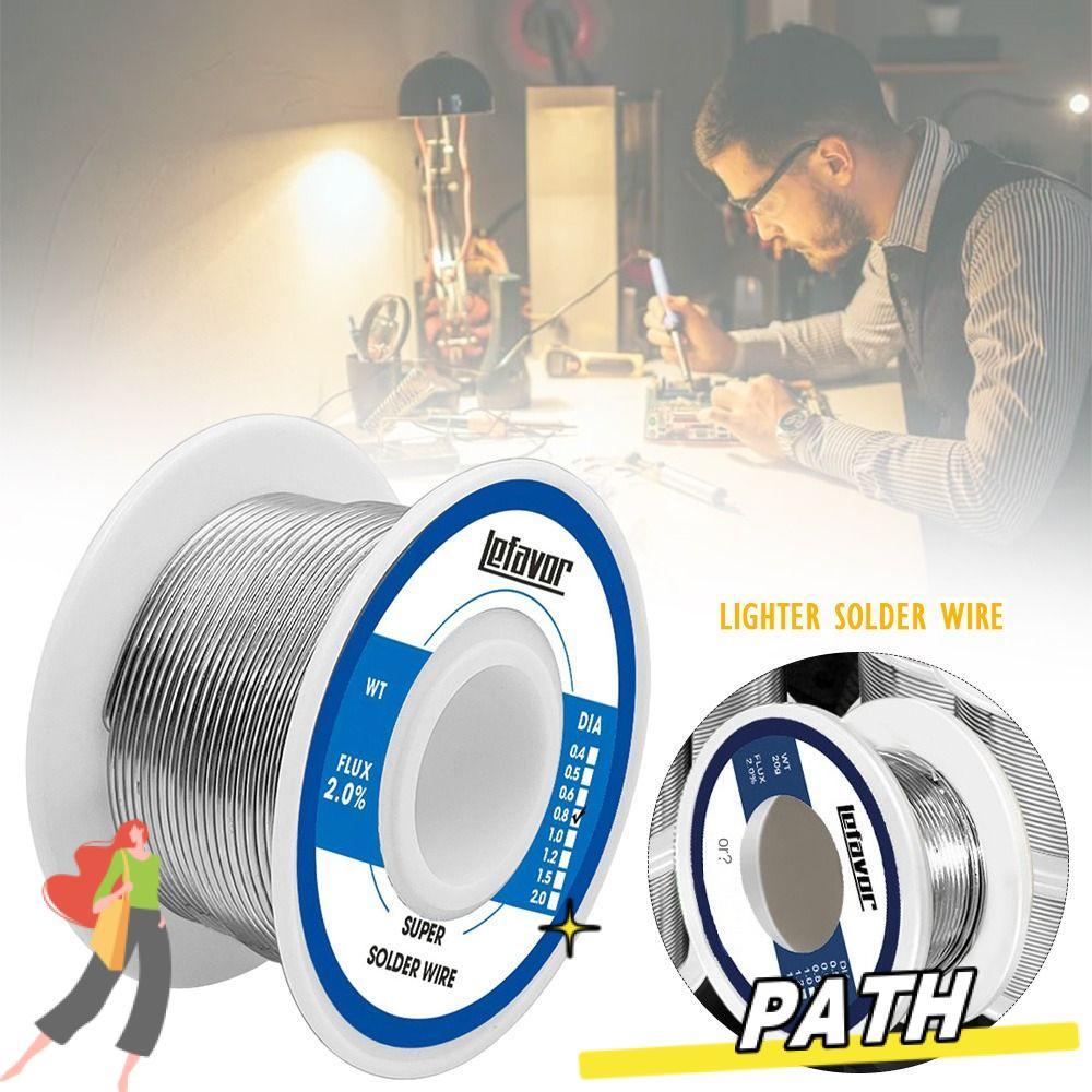 PATH ลวดเชื่อมอุณหภูมิต่ํา, ไม่มีสะอาด FLUX 2.0% Corel Solder, Universal Low-melting 20g 50g 100g 0.