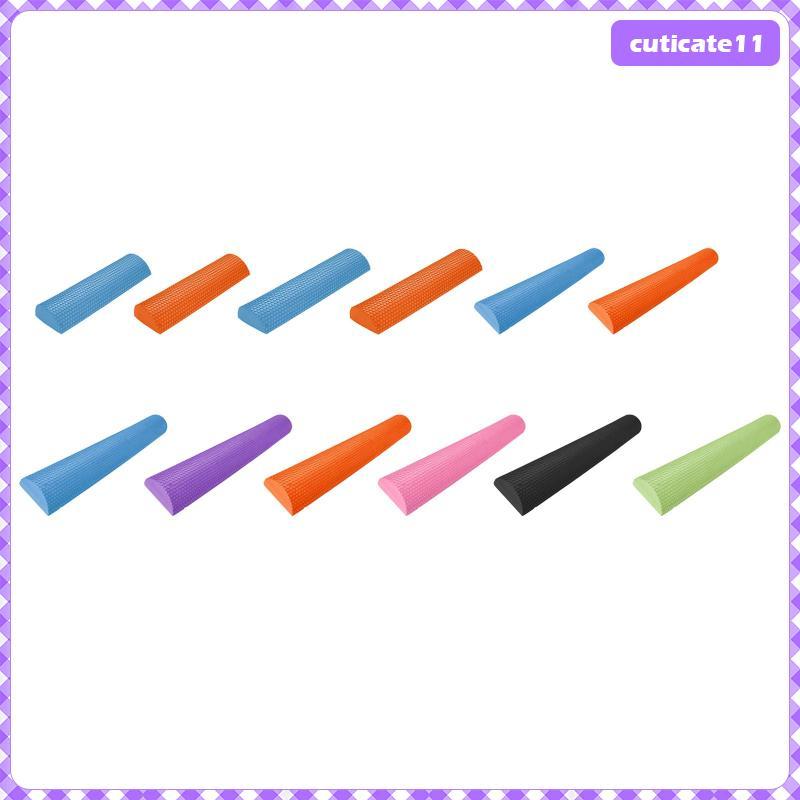 [Cuticate1] Eva Half Foam Roller Foam Half Roller Massage, Light Half Brunder Foam Roller Half Rolle