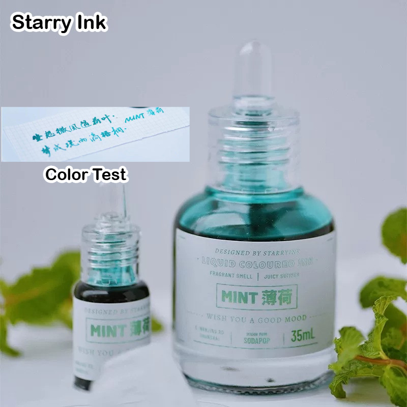 Starry Ink SODAPOP Series 35ml Sheen Fountain ปากกาหมึกสําหรับวาดการประดิษฐ์ตัวอักษรหมึกเครื่องเขียน