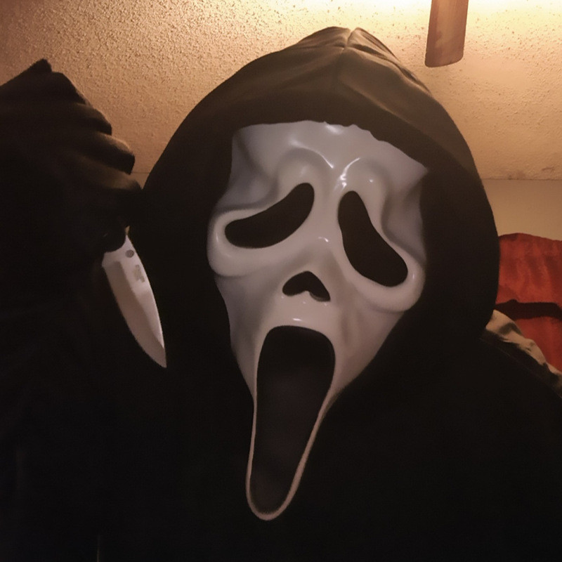 Scream Ghostface Latex Mask ฮาโลวีน Prop
