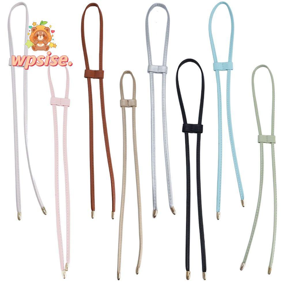 WPSISE Bucket Bag Drawstring, PU Leather Replacement Bag Straps, Purse Accessories DIY Tension Cords