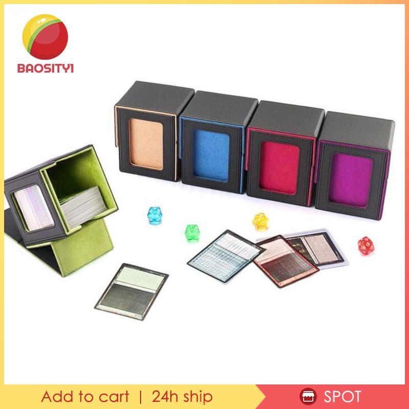 [Baosity1] Trading Card Deck Box Album Trading Cards Case Gaming Card Holder Deck Case