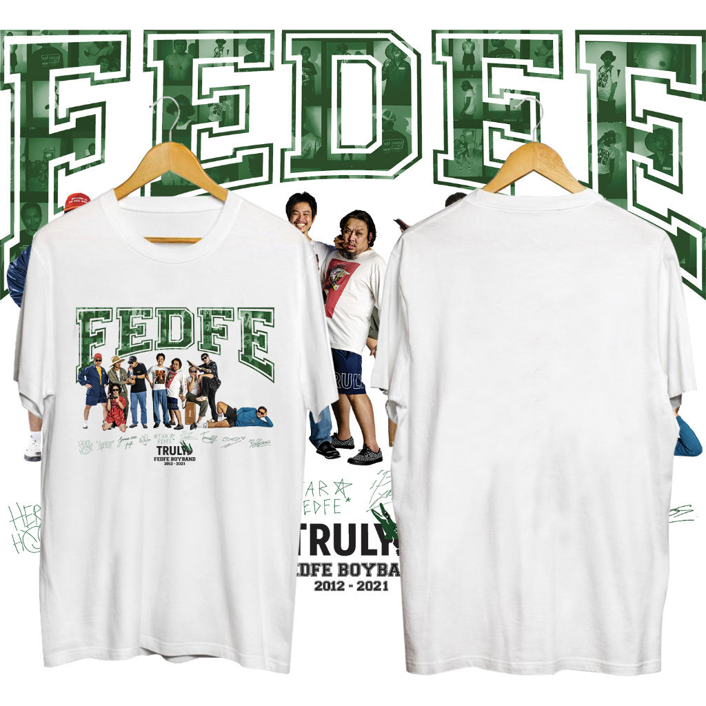 FEDFE x TRULY เสื้อยืด S-3XL