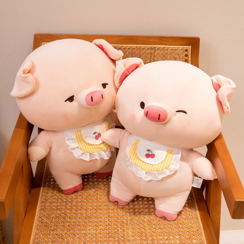 Funtoys Cherry Piggy Doll Soft Cute Piggy Doll หมอนนอนเด็กผู้หญิงของขวัญวันเกิด
