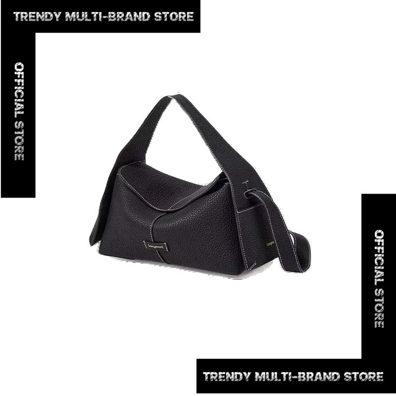 Songmont Small Drippy Roof Bag กระเป๋าสะพายไหล่สําหรับผู้หญิงกระเป๋าสะพายหนังผู้หญิง