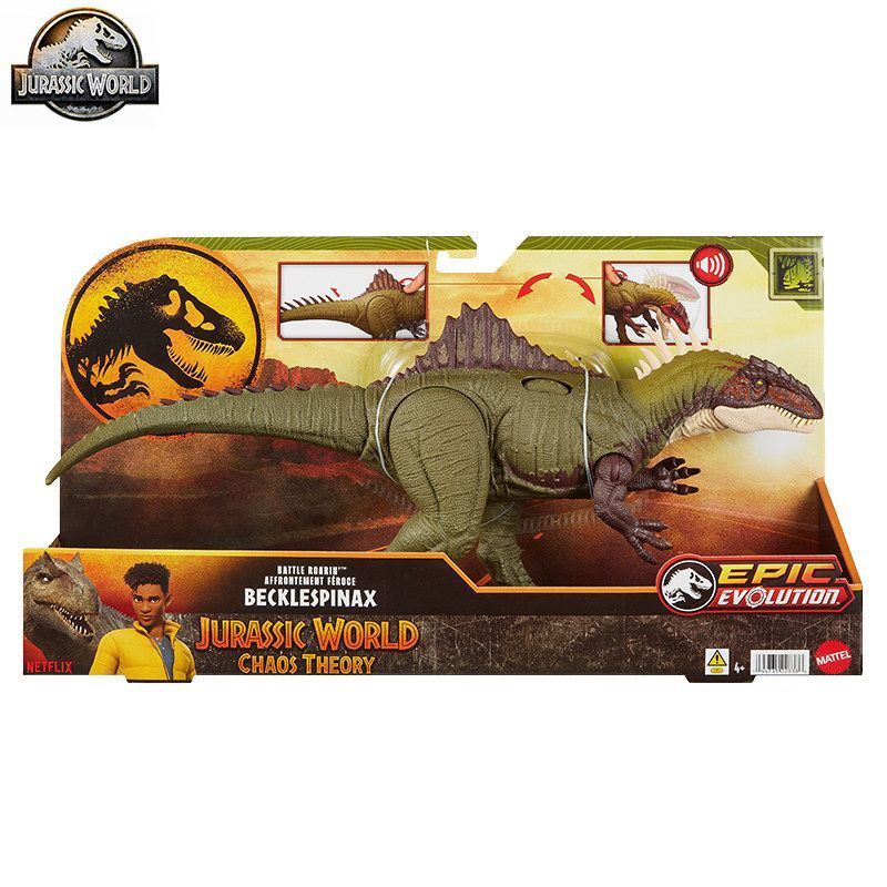 ข้อเสนอที่ยอดเยี่ยม [Mattel] Jurassic World Sound Effects Attack Billx Spinosaurus Sound Dinosaur Mo
