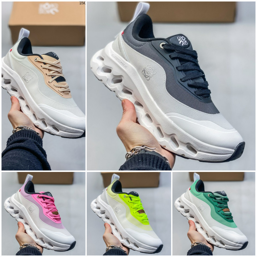 2026-Cloudเอียง 2.0 รอบ Toe Laced-Up Low-Top Life Casual รองเท้าผู้ชายผู้หญิงสไตล์