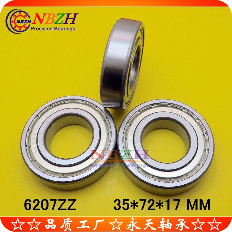 แบริ่งมอเตอร์สแตนเลส S6207ZZ 6207ZZ 6207-2RS 80207 35 * 72 * 17 มม.A83Z