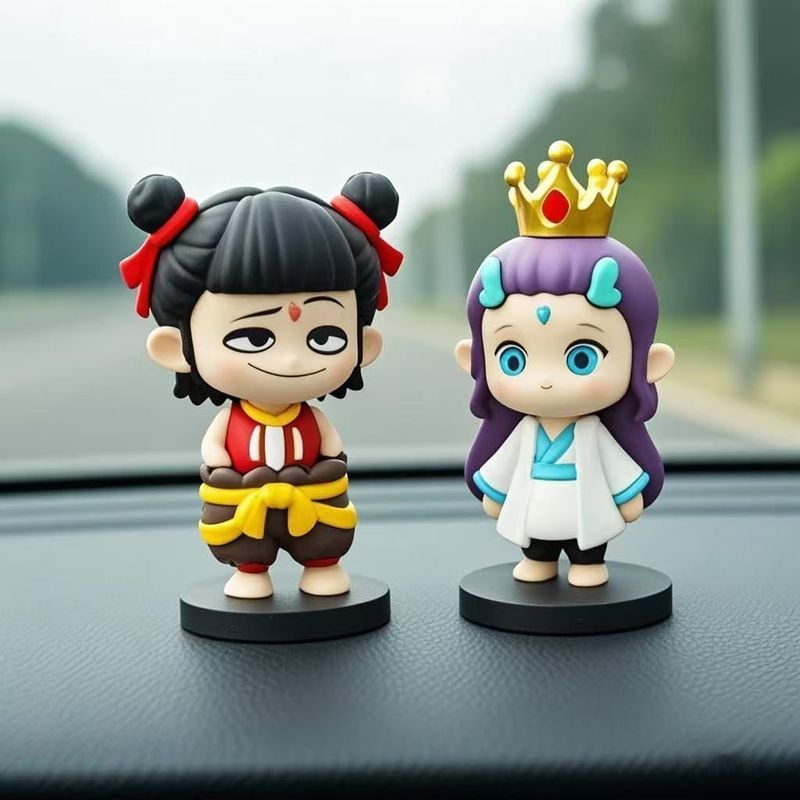 ร้อนขาย Nezha Aobing เครื่องประดับรถ Nezha 2 Aobing รถตกแต่งภายในเครื่องประดับรูป#8